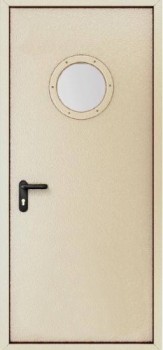 Однопольная входная дверь c порошковым напылением с двух сторон OP-1530, цена 28 050  руб.